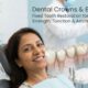 Patient smiling during dental crowns and bridges treatment at UK Dental Clinic
